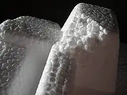 Expanded polystyrene foam ("Thermocol")