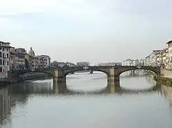 Ponte Santa Trinita (1569) — the first bridge with elliptic arches