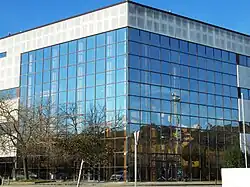 Detail of the south façade