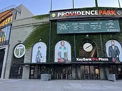 Gate D entrance, 2022