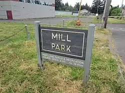 Mill Park sign