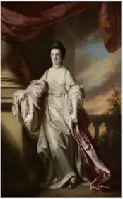 Portrait of his first wife, Lady Anne Hamilton, Countess of Donegall, by Francis Cotes, 1766