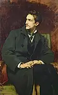 Painting of a tall man in a classical suit.