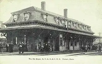 "Old" railroad depot, 1906