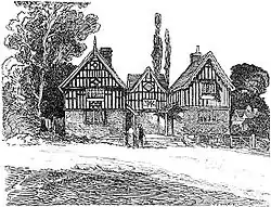 Harper's sketch of "Pounds Bridge" Inn in 1906