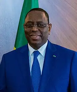SenegalMacky Sall, President, 2018 chairperson of the New Partnership for Africa's Development