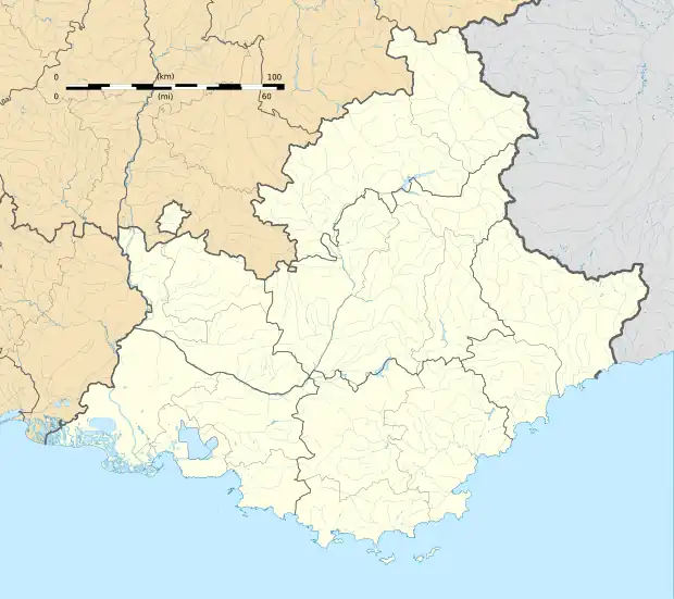 2024 Summer Olympics torch relay is located in Provence-Alpes-Côte d'Azur