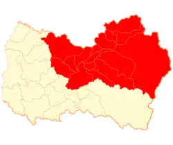 Location in the Libertador General Bernardo O'Higgins Region