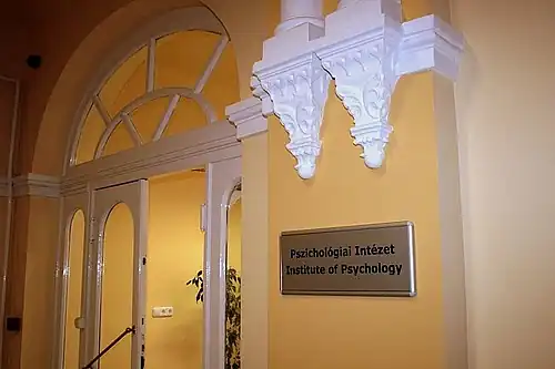 The entrance to the Institute of Psychology