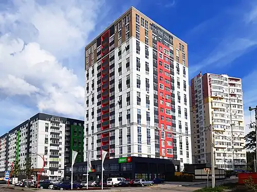 Fora store on Hryhoriia Skovorody Street in Irpin in August 2019