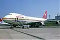 Qantas Boeing 747-200 at London Heathrow Airport in 1978