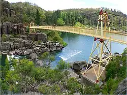 Alexandra Bridge near Trevallyn Nature Recreation Area
