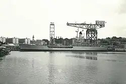 RFA Green Rover, at Devonport Dockyard, Plymouth Navy Day, August 1977
