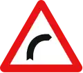 Curve to the right