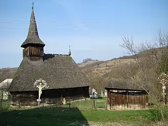 Wooden church of the Archangels in Gârbău Dejului