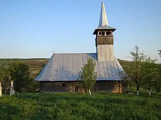 Wooden church (1804) in Năsal