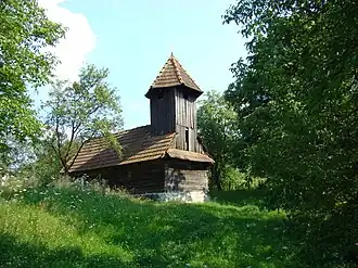 Wooden church in Stâncești village