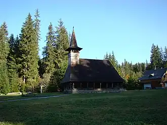 Wooden church in Lăpușna