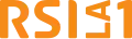 RSI La 1's first and previous logo used until 29 February 2012.