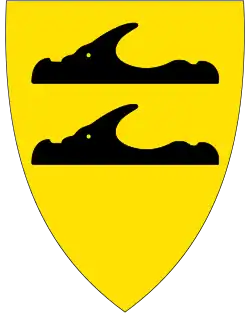 Coat of arms of Radøy Municipality (1991-2019)