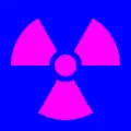 Early radioactive trefoil from 1946