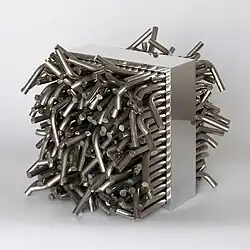 Radoslav Kratina, Bent metal rods in a frame (1970s)