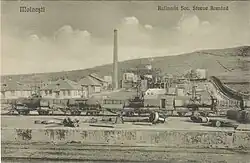 Steaua Română oil refinery in Moinești, 1929