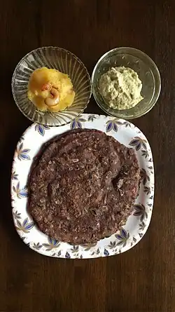 Ragi rotti, finger millet flatbread, Karnataka, India