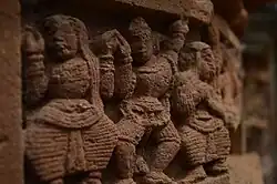 Terracotta relief at Rajrajeswara temple
