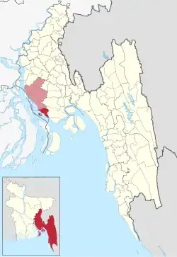 Location of Ramgati