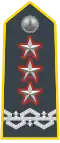 General of Army Corps (Lieutenant-General); Second-in-Command of the Guardia di Finanza.