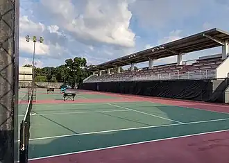 Raymond Heard Stadium courts and stands