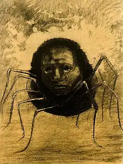 The Crying Spider, Odilon Redon