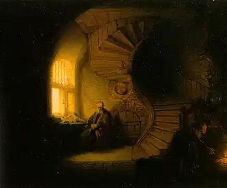 Rembrandt: Philosopher in Meditation, 1632