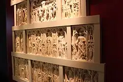 The Reredos from St John's Wellington at the Museum of Somerset in Taunton Castle