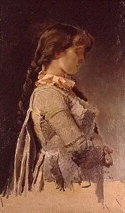 Portrait of a young girl (1886)