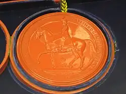 Impression of Ledward's Great Seal of the Realm, 1953