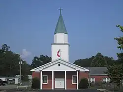 First United Methodist Church in Sibley (pastor Milton Geltz, 2010) is adjacent to Lane Memorial Cemetery.