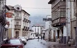 The town's main street in November 1984