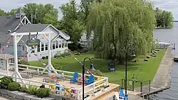 North shore of Rideau Ferry in Lanark County