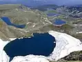 View of the Seven Rila Lakes