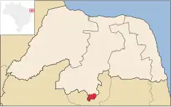 Location of Equador