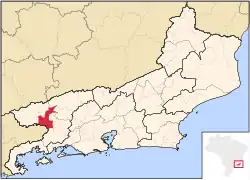 Location in Rio de Janeiro