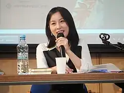 Risa Wataya at the Embassy of Japan in Poland in 2013