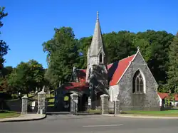 Hall Memorial Chapel, Riverside Cemetery, 1883.