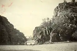 A Tuit's bus at Emily Gap (Anthwerrke), c. 1957