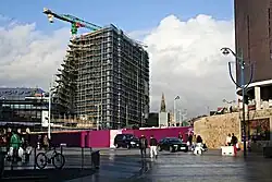Roland Levinsky Building under construction.