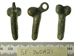 A simple phallic pendant from Suffolk (UK).