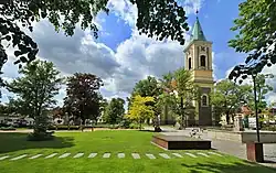Chittussiho Square with the Church of Saint Lawrence