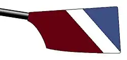 Image showing the rowing club's blade colours